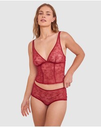 Bras N Things - Night Games Fainthearted Cami - Berry
