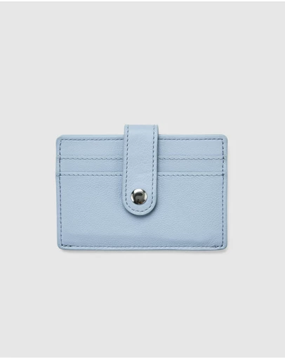 Globite - Leather RFID Card Holder Snap Button