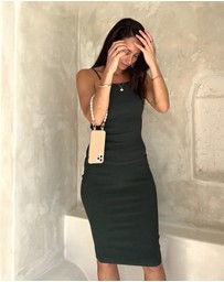 LOUVE COLLECTION - Desert Sand Phone Case + Pearl Wristlet
