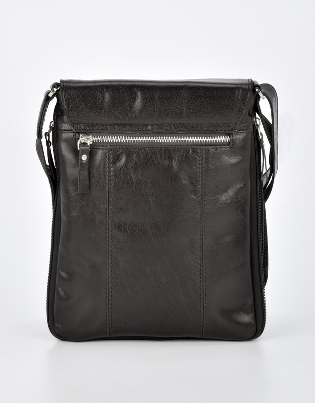 Cobb & Co - Notting Jr. Leather RFID Expandable Satchel