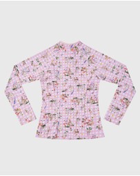 Aqua Blu Kids - Robin Long Sleeve Rash Vest - Teens
