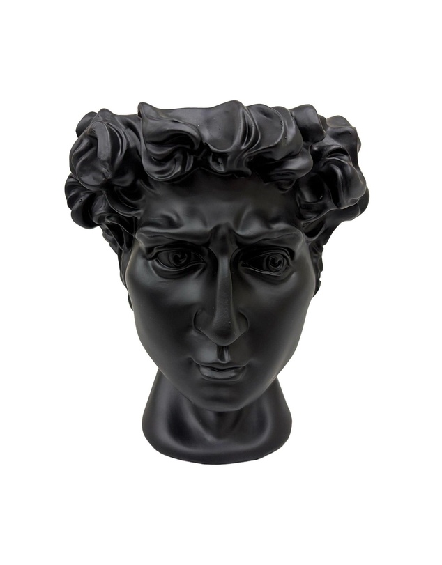 Urban Attitude - Urban Attitude David Head Planter - Matte Black