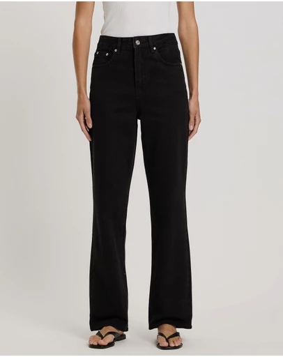 Atmos&Here - Mary Mid Rise Straight Leg Jeans