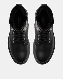 Call It Spring - Carolyne Winter Lace Up Boots