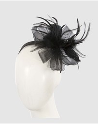 Max Alexander - Black Crinoline Fascinator