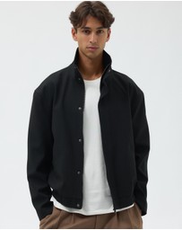 AERE - Cassian Funnel Neck Zip Jacket
