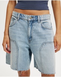 Cotton On - Relaxed Denim Short