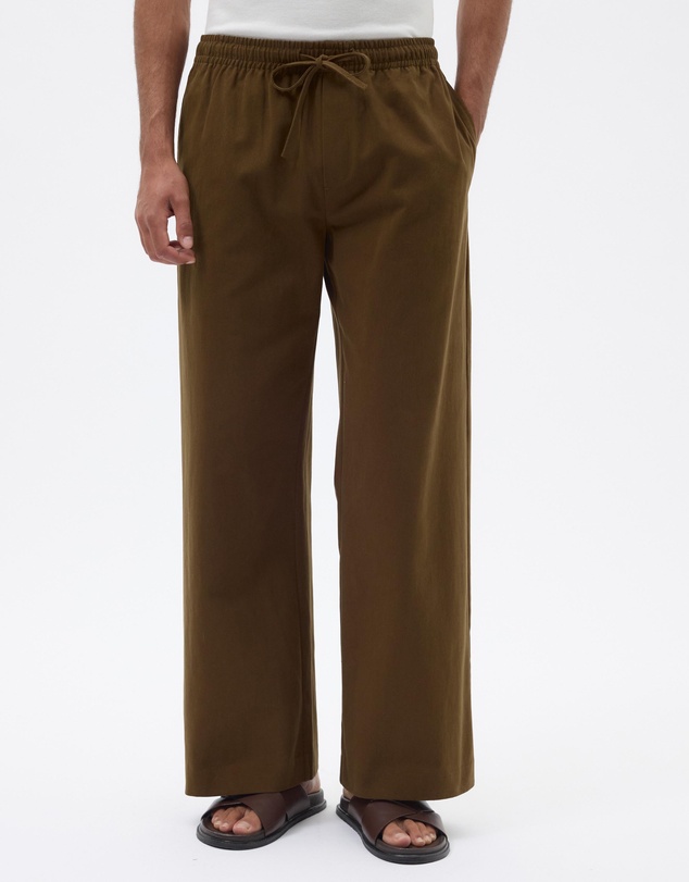 AERE - Wide Fit Elastic Waist Pants
