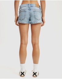 Cotton On - Micro Low Denim Shorts