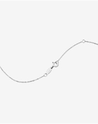 Michael Hill - Halo Pendant with Emerald & 0.14 Carat TW of Diamonds in 10kt White Gold