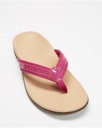 Vionic - Casandra Toe Post Sandal - Magenta