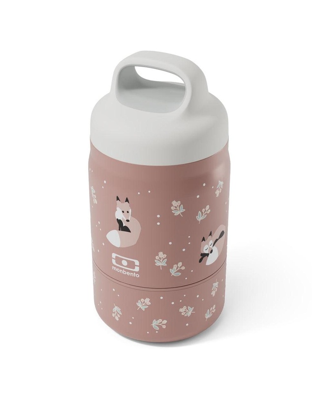 Monbento - Monbento Handy Kids Insulated Lunch Box with Compartments - Fox