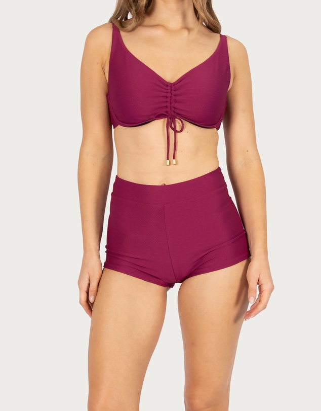 Baku Swimwear - Rococco High Waist Boyleg Bikini Bottom