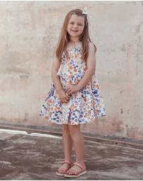 WITH LOVE FOR KIDS - Cotton Muslin Dress - Babies - Kids