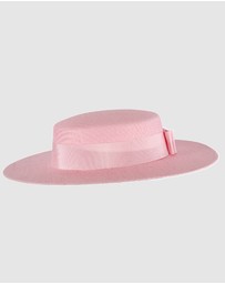 Max Alexander - Pink Boater Hat
