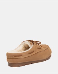 EVERAU - EverAU Ugg Creago Cow Suede Upper Loafer Oxfords Flats