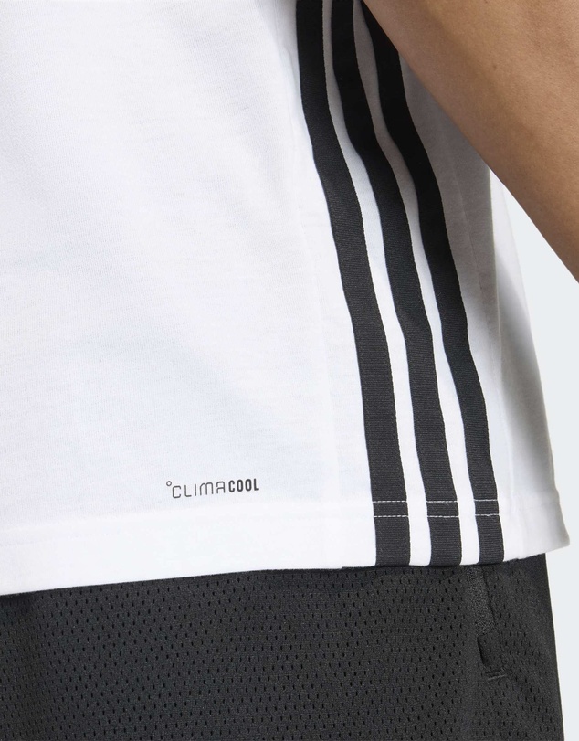 adidas Performance - WORKOUT ESSENTIALS FEELREADY 3 STRIPES T-SHIRT Mens