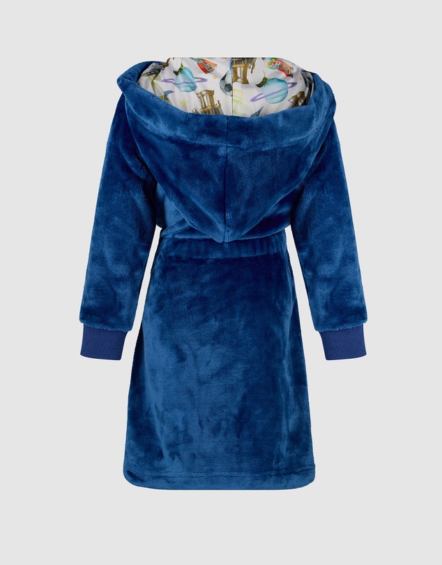 Fleur Harris - Cosy Robe in Navy
