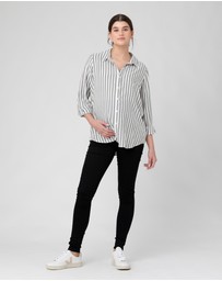 Ripe Maternity - Lou Stripe Shirt