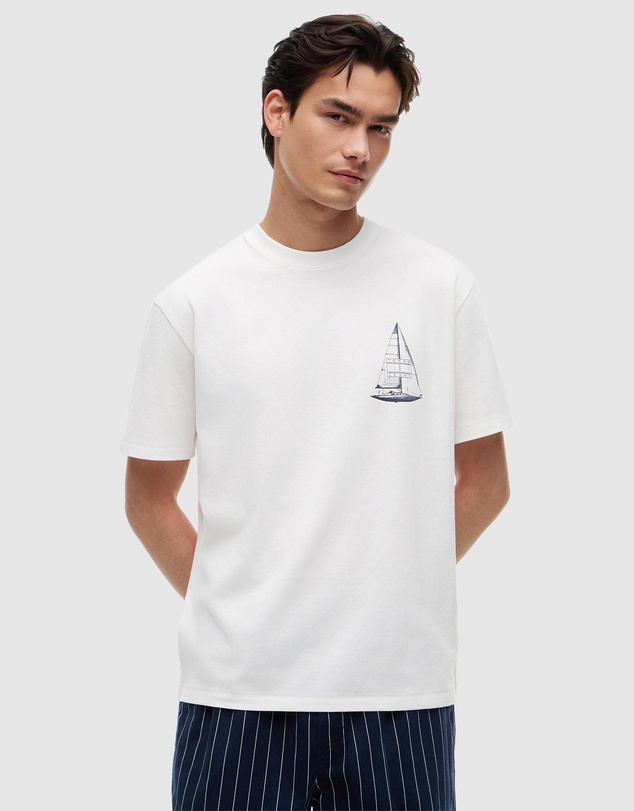 Tommy Jeans - Relaxed Sailboat Shortsleeve Tee