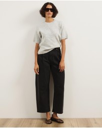 Atmos&Here - Ayla Knitted Boxy T-Shirt