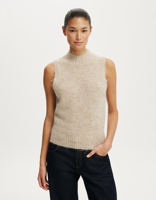 Cotton On - Dreamy Mock Neck Vest