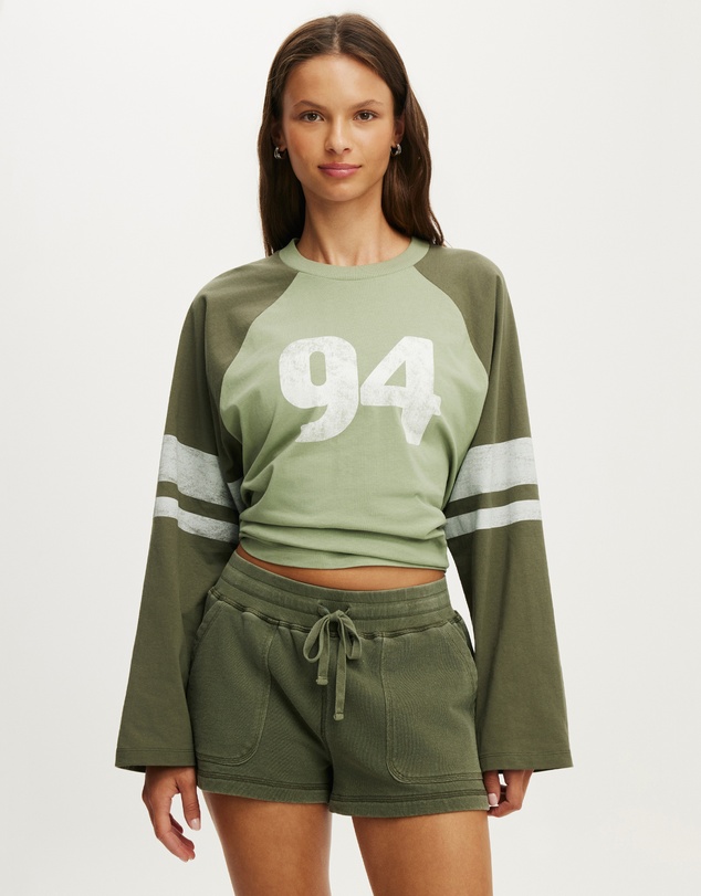 Cotton On Body Active - Active Graphic Raglan Tee