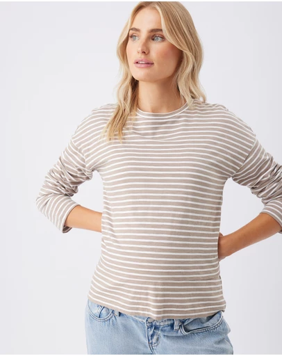 Ripe Maternity - Claudette L/S Nursing Top