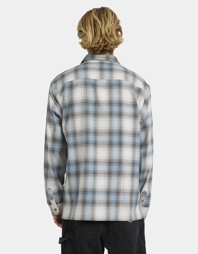 Billabong - Mens Script Long Sleeve Flannel Shirt