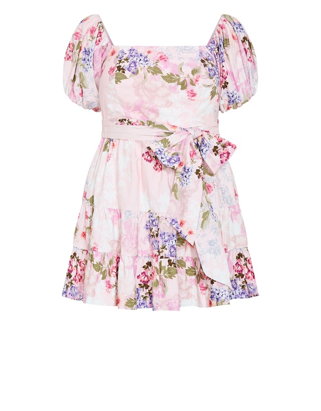 City Chic - Aliyah Print Mini Dress