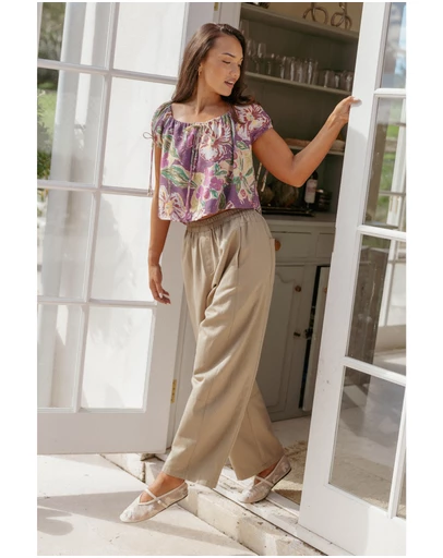 Petal & Pup - Sasha Barrel Jean - Moss Green