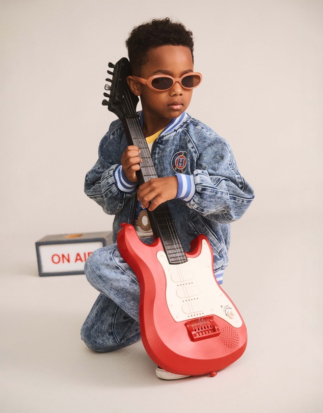 Huxbaby - Dreamy Denim Bomber Jacket - Babies-Teens