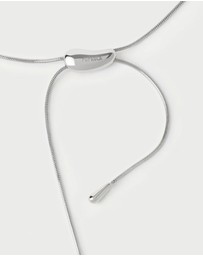 PDPAOLA - Rodeo Silver Slider Necklace
