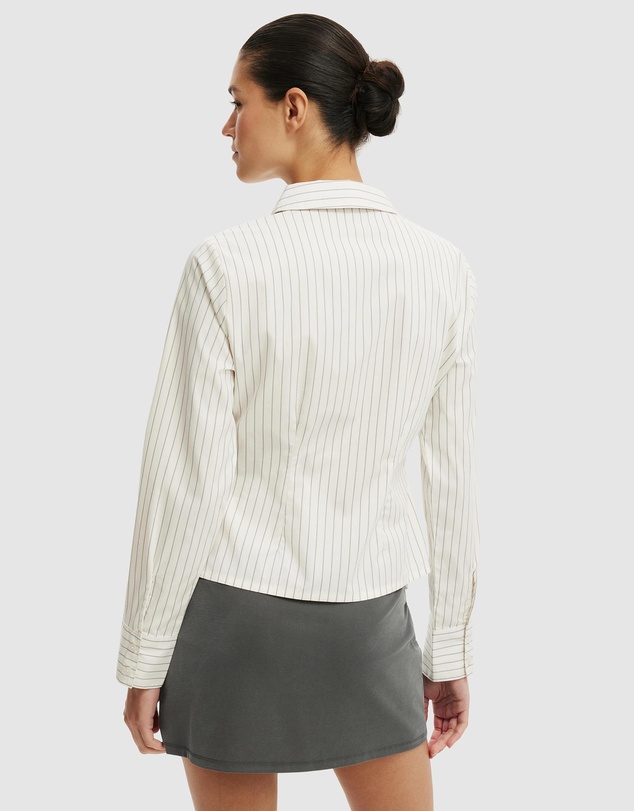 Cotton On - Peyton Gathered LS Shirt