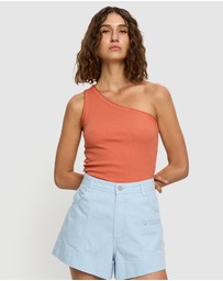 KIVARI - Tallulah One Shoulder Tank