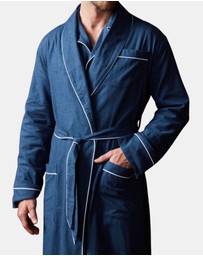 Henry Bucks - Henry Lounge Flannel Cotton Robe