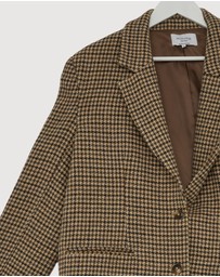 Revibe - Repaired Minima Esenciales Desi Wool Blazer - AU 14