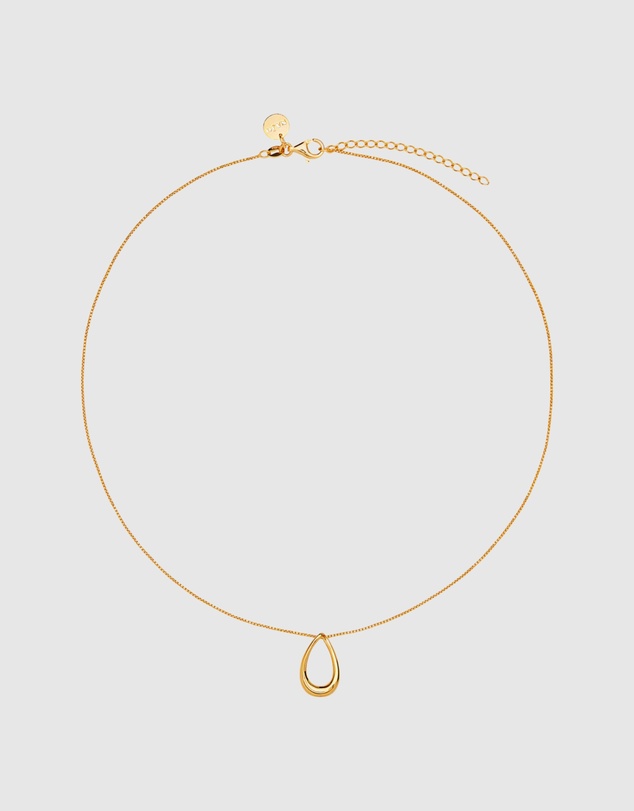 Najo - Vivante Yellow Gold Necklace (45cm+ext)