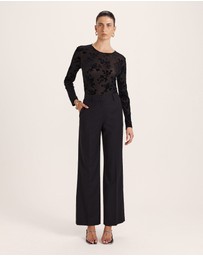 SABA - Celeste Wool Straight Leg Pant