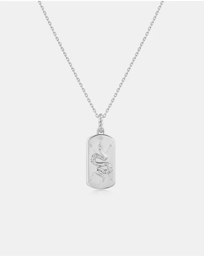 Ania Haie - Ania Haie Silver Serpent Necklace
