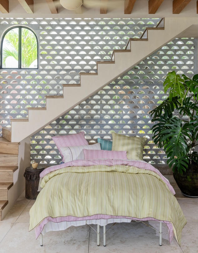 Linen House - Monday Stripe Quilt Cover Set
