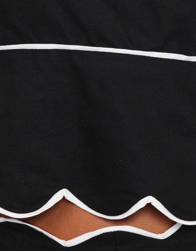 Petal & Pup - Lacy Pant Set - Black