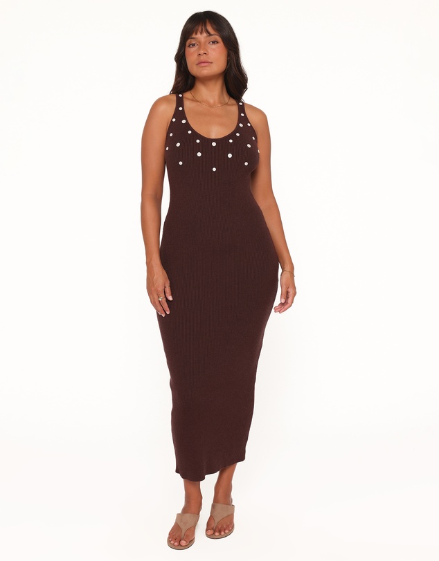 Petal & Pup - Gabby Maxi Dress - Brown