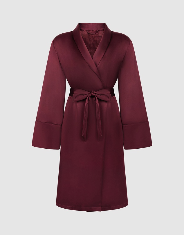 Hunkemoller - Long Satin Fleece Robe