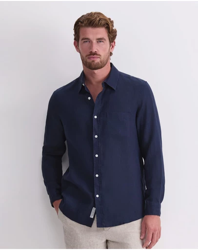 Sportscraft - Long Sleeve Linen Shirt