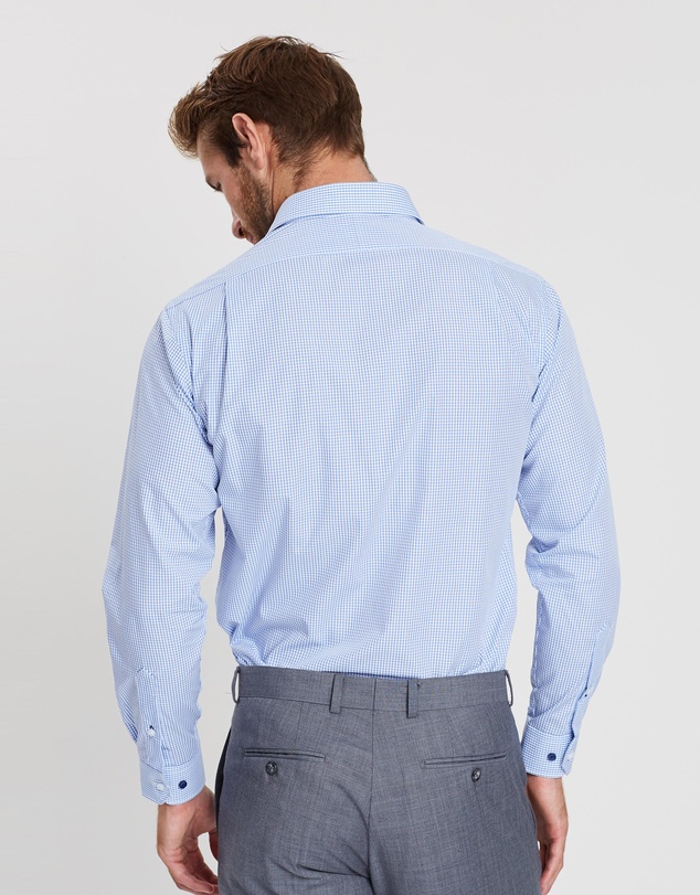 Van Heusen - Euro Fit Small Check Shirt
