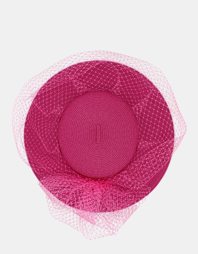 Morgan & Taylor - Danika Racewear Boater in Hot Pink