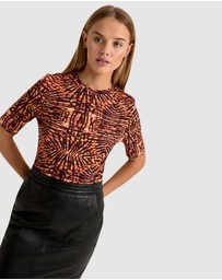 Oxford - Imogen Printed Jersey T-Shirt