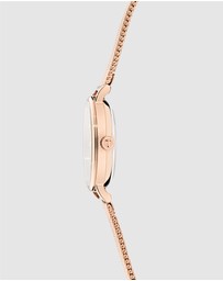 Ted Baker - Staciie 28mm Mother of Pearl Dial with Rose Gold-Tone Mesh Strap