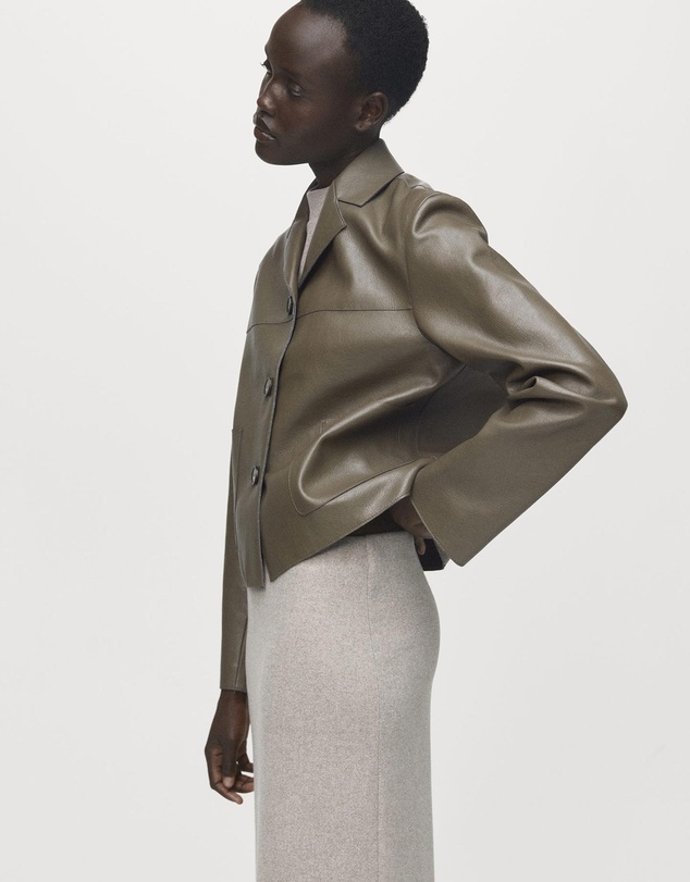 M.N.G - Faux-Leather Jacket With Pockets